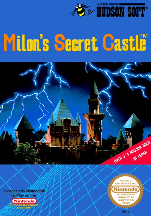 Milon's Secret Castle (USA) box art